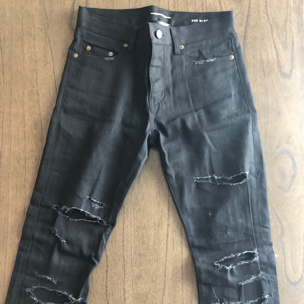 Saint Laurent black jeans 28